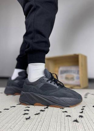 Adidas yeezy boost 700 utility black7 фото