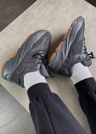 Adidas yeezy boost 700 utility black10 фото