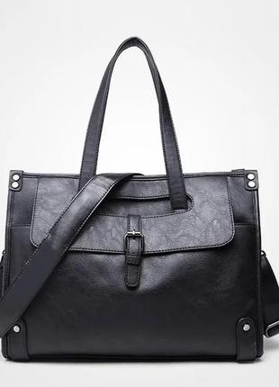 Чоловічий портфель для документів а4 пу шкіра чоловіча сумка