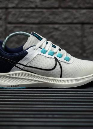 Nike air zoom pegasus white blue3 фото