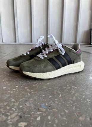 Adidas retropy e5 olive8 фото