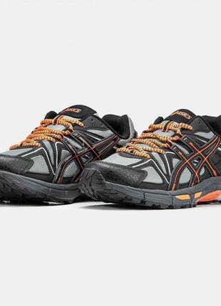 Asics gel-kahana 8 black orange6 фото