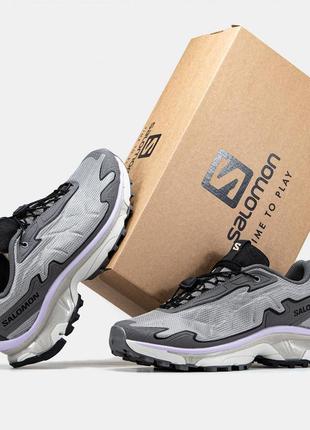 Salomon xt-slate grey9 фото