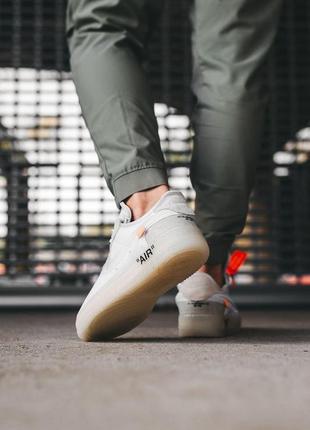 Nike af x off-white «white»4 фото