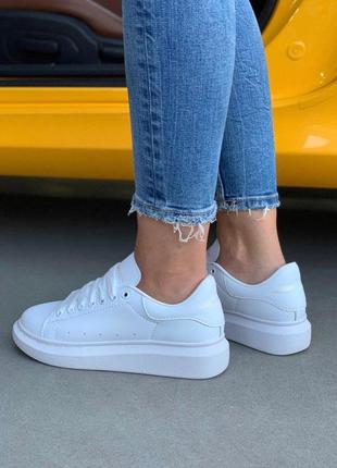 Alexander mcqueen low full white3 фото