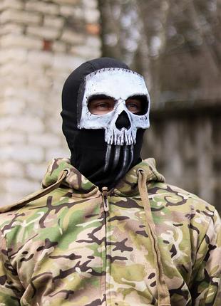 Маска-балаклава "call of duty" чисто біла,композитна.