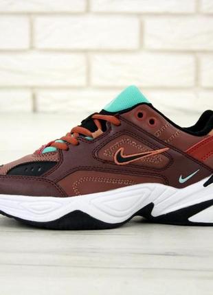 Nike m2k tekno mahogany mink7 фото