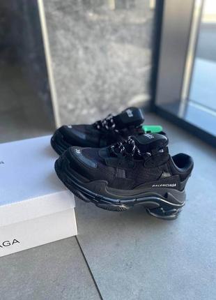 Balenciaga triple s black a+5 фото