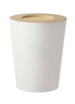 Ведро для мусора 9л scandinavia конусообразное белое6 фото