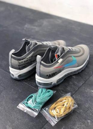 Off-white x nike air max 97 menta3 фото