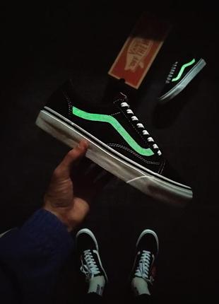 Vans old skool black fosfor