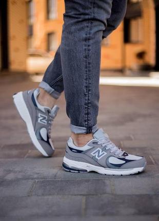 New balance 2002r grey blue3 фото