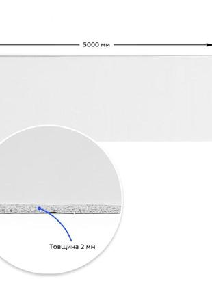 Плинтус виниловый самоклеющийся глянцевый 5000*100*2мм (d) sw-000021183 фото