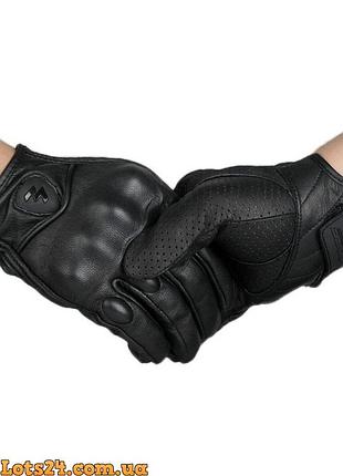 Перчатки мужские кожаные перчатки тактические перчатки с кастетом мото перчатки вело...