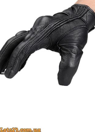 Перчатки мужские кожаные перчатки тактические перчатки с кастетом мото перчатки вело...