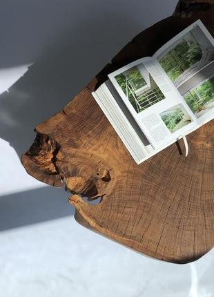 Столик из среза дерева2 фото