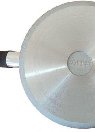 Сковорода алюминиевая talko с бакелитовой ручкой и алюминиевой крышкой 24 см3 фото