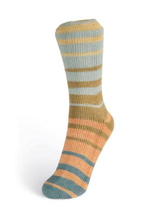 Хлопковая носочноя пряжа laines du nord summer sock, 1041 фото
