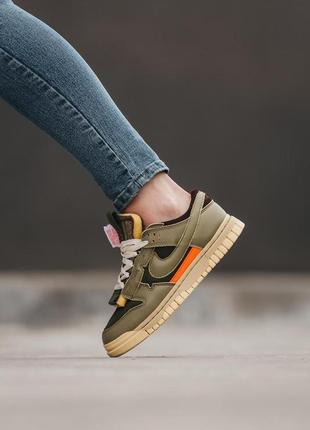 Nike air dunk jumbo medium olive