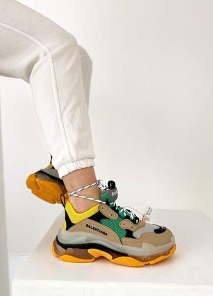 Balenciaga triple s clear sole multicolor2 фото