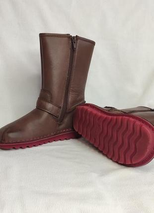 Сапоги зимние детские водолазки для девочек clarks4 фото