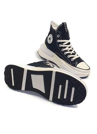 Converse run star legacy cx black white10 фото