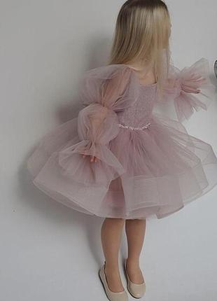 Красивое нарядное детское платье для девочки  на любой праздник