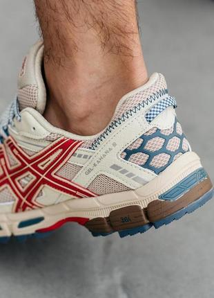 Asics gel-kahana 8 beige red10 фото