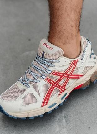 Asics gel-kahana 8 beige red8 фото