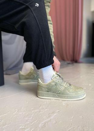 Кросівки nike air force 1 low kws khaki4 фото