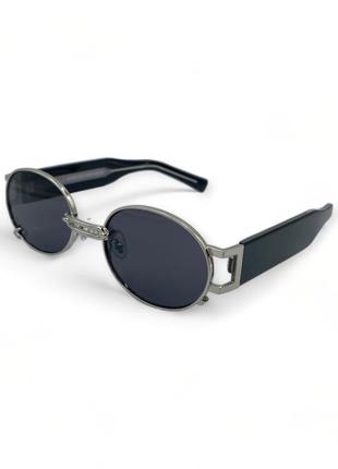 Сонцезахисні окуляри овальна метал1 фото