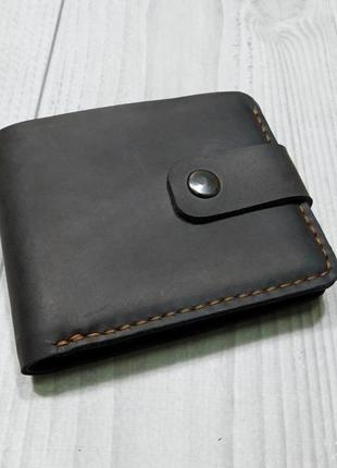 Гаманець, кишенькове портмоне з натуральної шкіри1 фото
