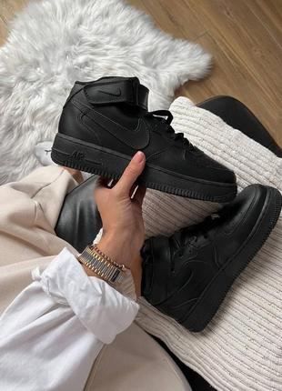 Nike air force 1 high black v2