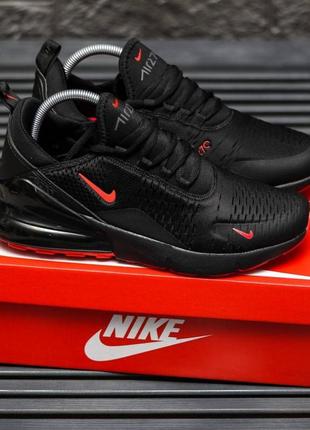 Nike air max 270 black red2 фото