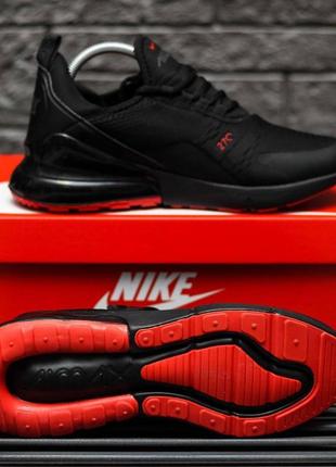 Nike air max 270 black red7 фото