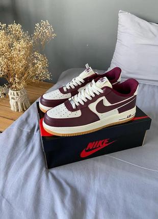 Nike air force college pack night maroon