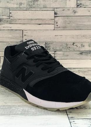 New balance 997.5 black white10 фото