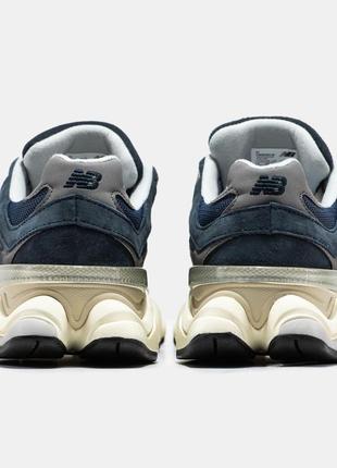 New balance 9060 dark blue5 фото