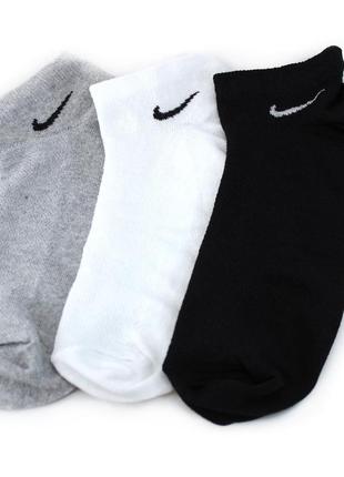 Набор короткие спортивные носки nike mesh 6 пар 41-45 летние низкие носочки с сеткой7 фото