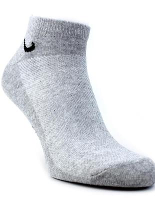 Набор короткие спортивные носки nike mesh 6 пар 41-45 летние низкие носочки с сеткой4 фото