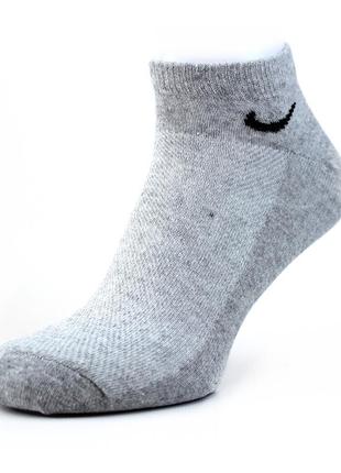 Набор короткие спортивные носки nike mesh 6 пар 41-45 летние низкие носочки с сеткой2 фото