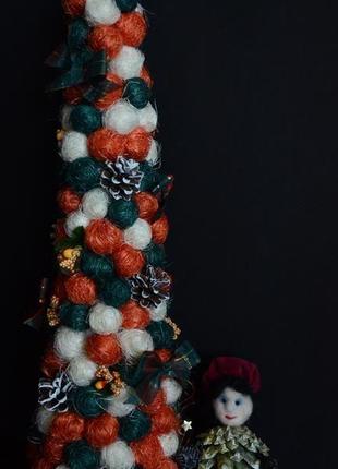 Новогодняя ёлка из сизаля "гармония"2 фото