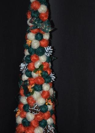 Новогодняя ёлка из сизаля "гармония"1 фото