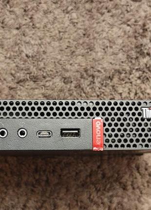 Мінікомп'ютер lenovo thinkcentre m720q tiny i5-9400t 6 ядер 32 гб 970 evo plus 250gb 10t700afru б/у