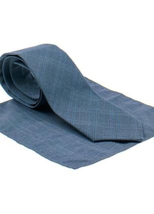 Набір: краватка класичний + нагрудний хустку + подарункова упаковка4 фото