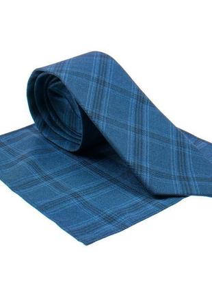 Набір: краватка класичний + нагрудний хустку + подарункова упаковка6 фото