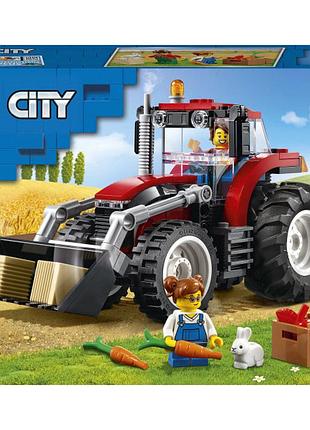 Lego city 60287 трактор  конструктор трактор  60287