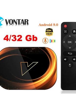 Тв приставка vontar x3 amlogic s905x3 4/32gb tv box