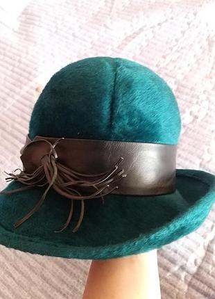Шляпа винтаж фетр лайка