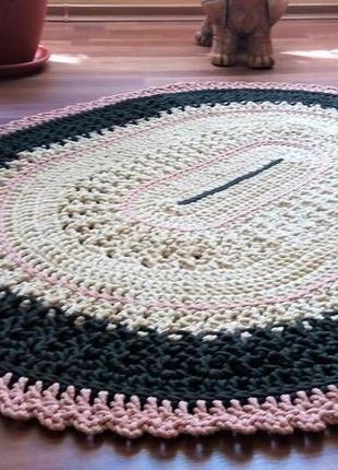 Плетений килимок гачком2 фото